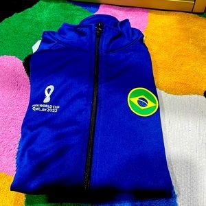 Gently used zip up for men 100% authentic for soccer fans